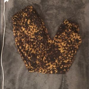 Printed Chiffon Material Trouser Jogger Pants